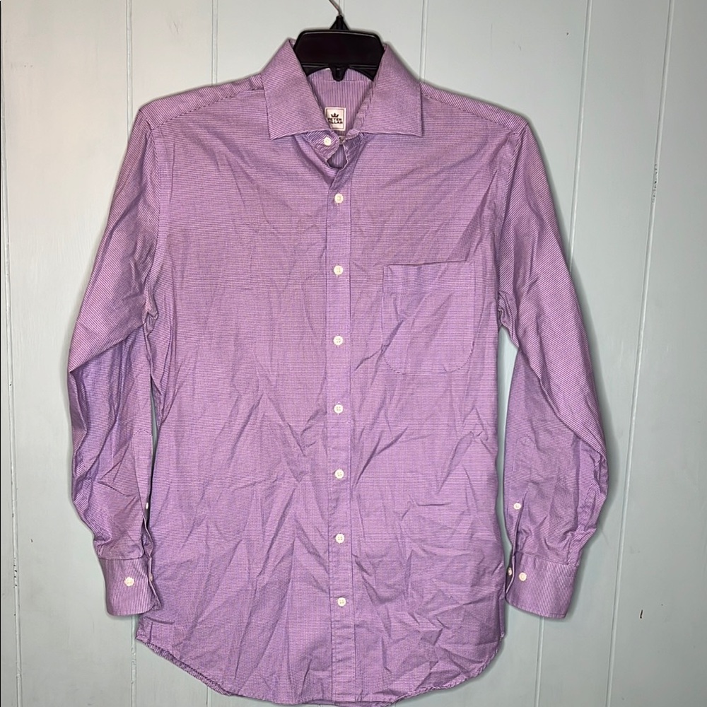 Peter Millar Purple Casual Button Down Shirt